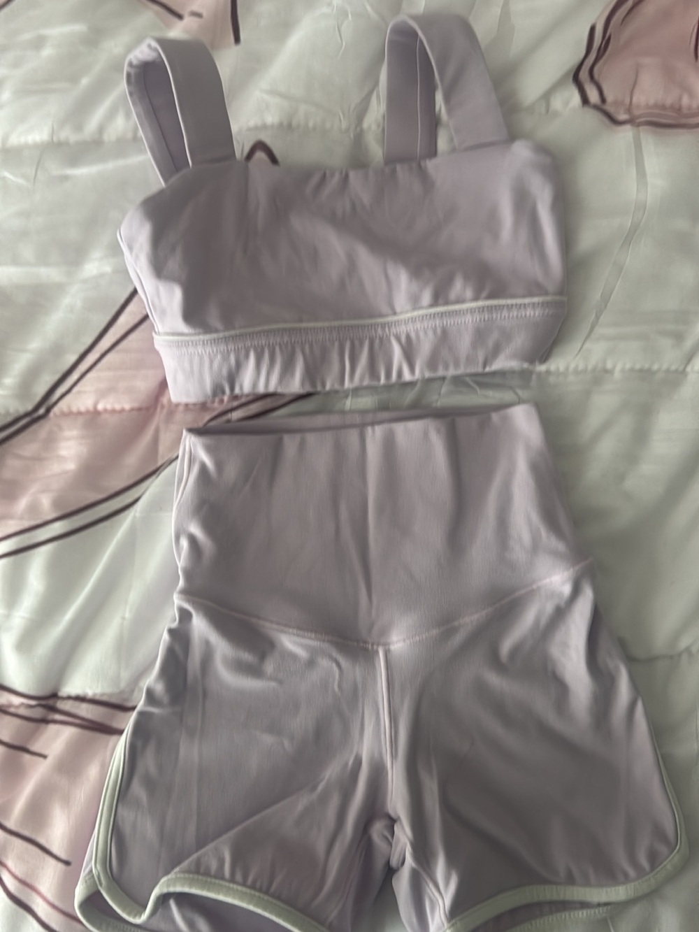 Kids Dance Two-Piece Set in Light Lavender